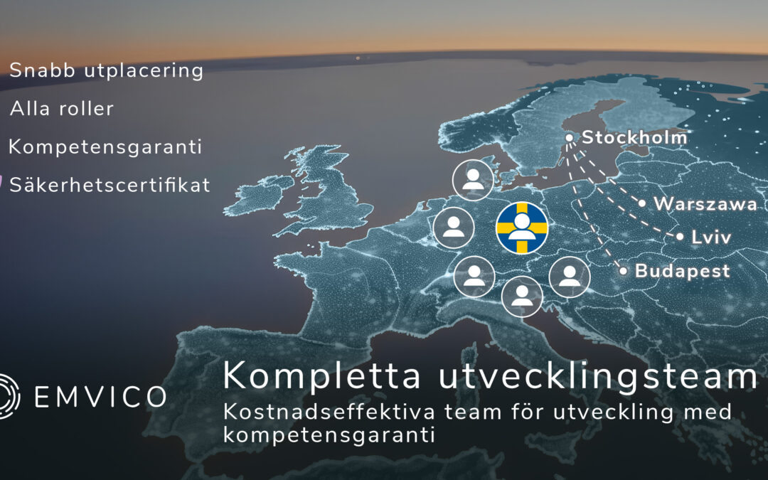 Vi lanserar nu Emvico Utvecklingsteam